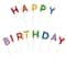 Ensemble de bougies d'anniversaire multicolores « Happy Birthday » de Celebrate It